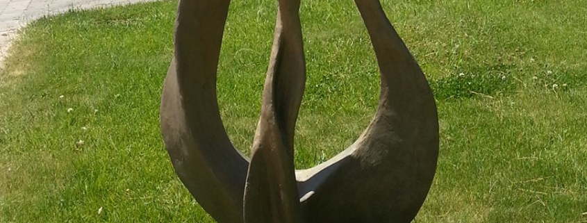 noticias blog exposición de escultura de gran formato en Vina Pedrosa angel gil