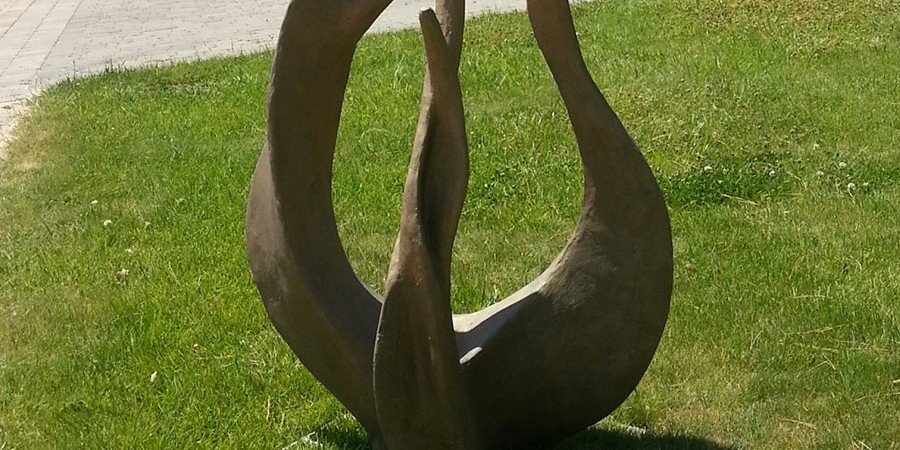 noticias blog exposición de escultura de gran formato en Vina Pedrosa angel gil