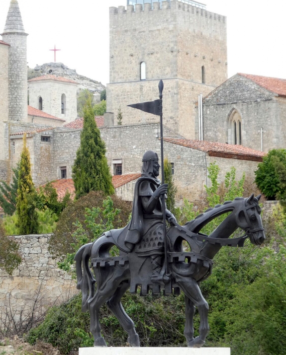 El Cid. Escultura en bronce. Caleruega, Burgos