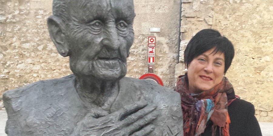 Escultura anciana. Exposición. Escultura anciana. Exposición en Burgos