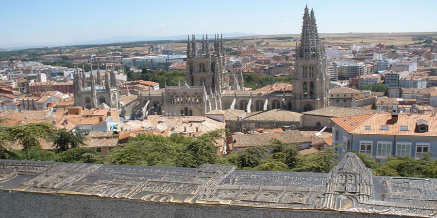 Mural Bronce Burgos W2 VIII Centerario dela Catedral de Burgos