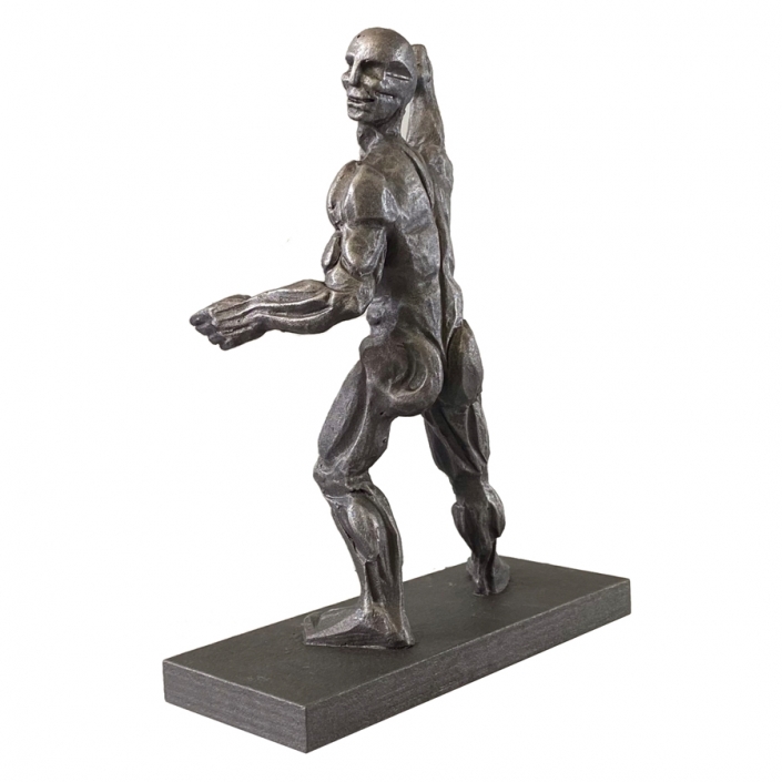 escultura desnudo escorzo