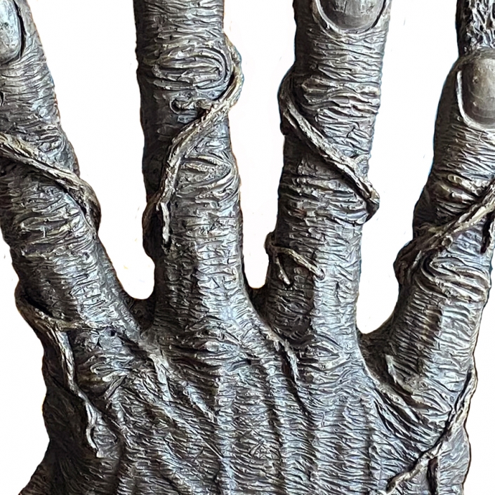 escultura mano catedral burgos detalle dedos