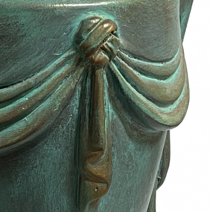 jarrón clasico detalle lazo