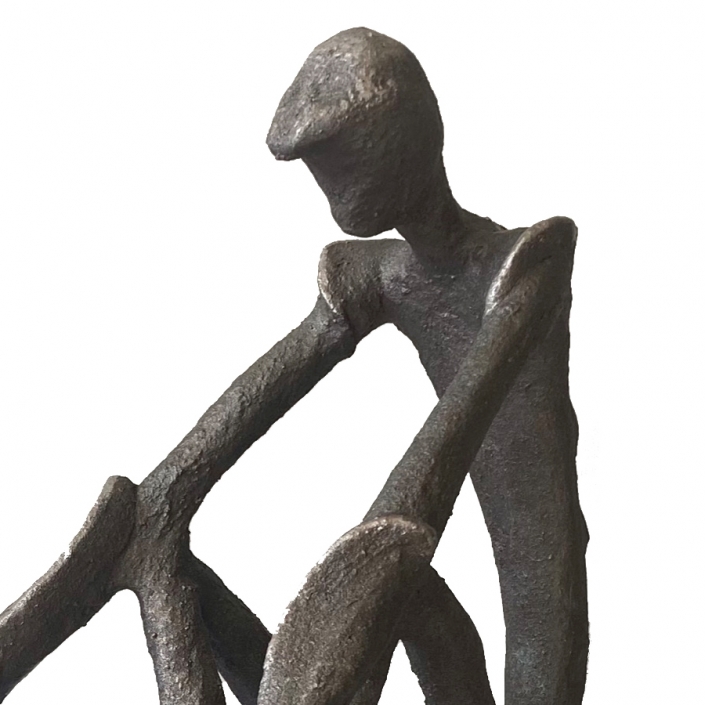 escultura descanso detalle