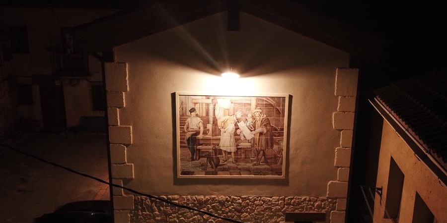 Mural de Cerámica esmaltado. Mural de cerámica