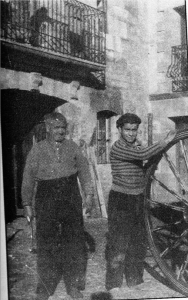 Julian Vicario y su hijo Lorenzo. 1942