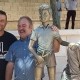 Escultura de lavandera. Frenillo de las Dueñas. 2022