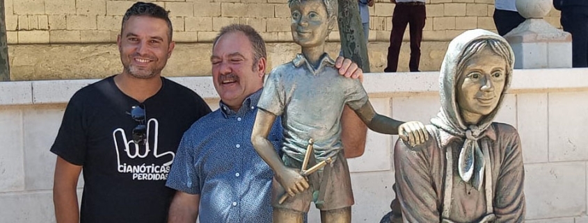 Escultura de lavandera. Frenillo de las Dueñas. 2022